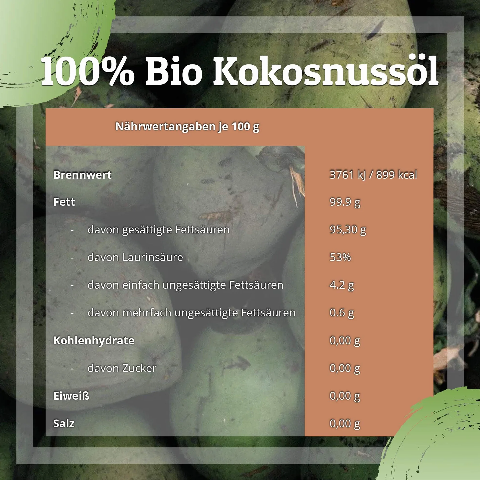 Organiczny olej kokosowy Monte Nativo - 1000ml (1 litr) - Premium, 100% naturalny, z pierwszego tłoczenia na zimno, wysoka jakość żywności surowej - do gotowania, smażenia i pieczenia, do pielęgnacji skóry i włosów