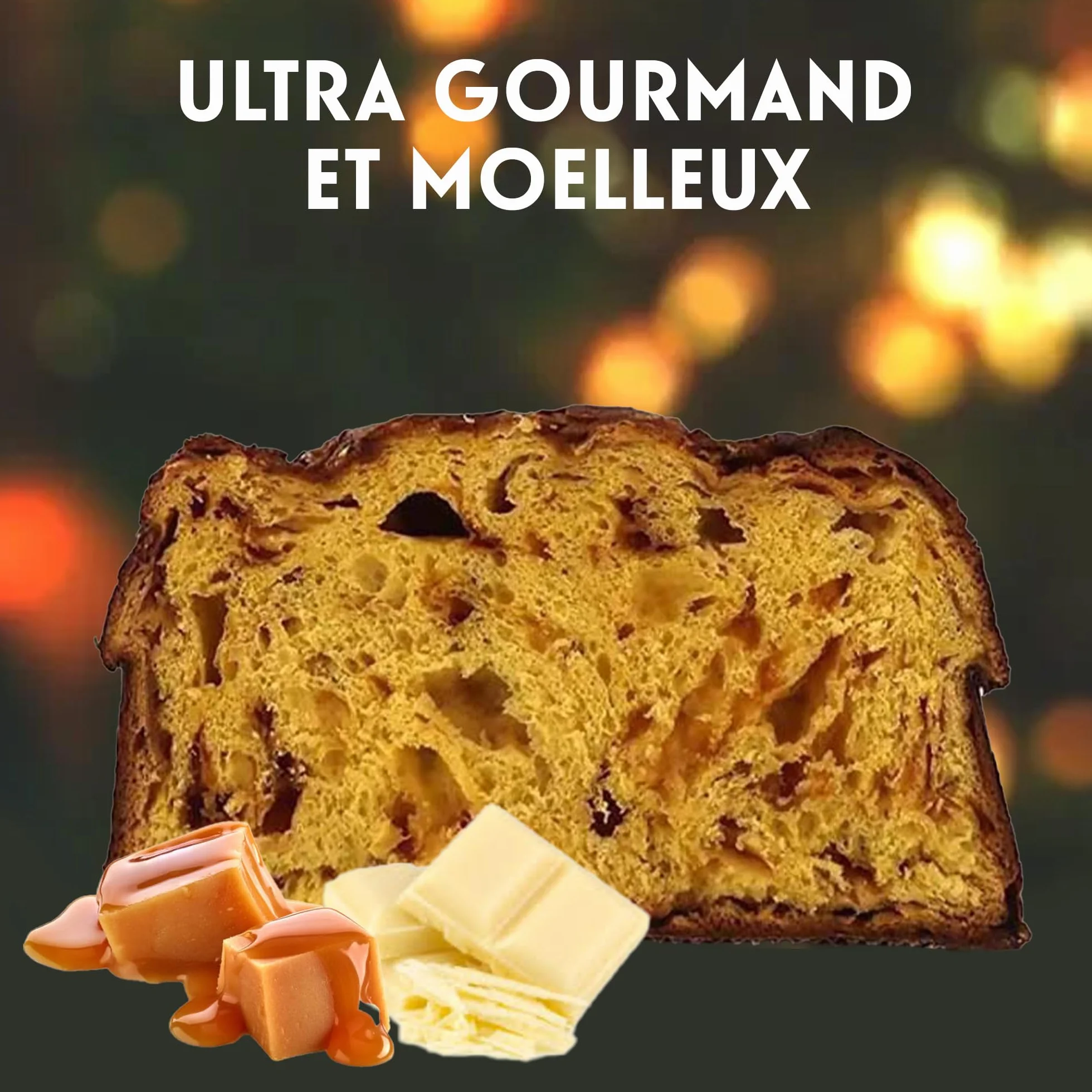 Panettone Vergani z solonym karmelem 750g Gourmet
