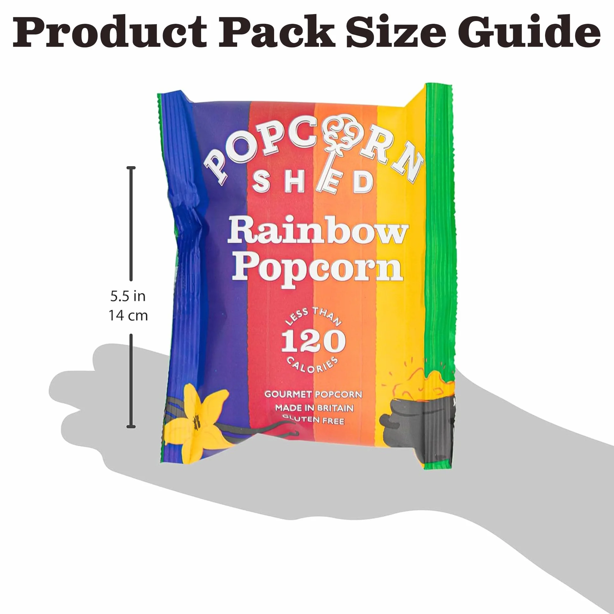 Popcorn Shed Snack Mix (14 sztuk) – wybór 14 różnych smaków, bezglutenowe, naturalne i wegetariańskie przekąski