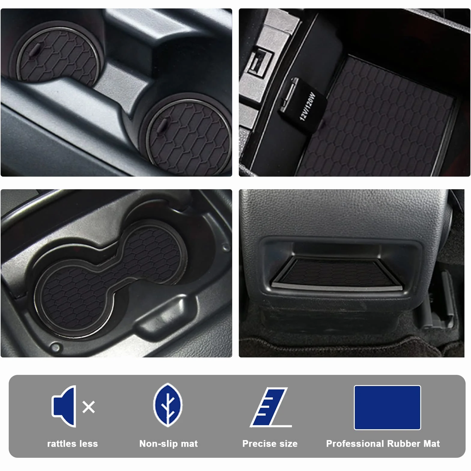 Yee Pin Corolla E210 11-częściowy zestaw gumowych antypoślizgowych dywaników samochodowych Toyota Corolla E210 2019-2021 2022 2023