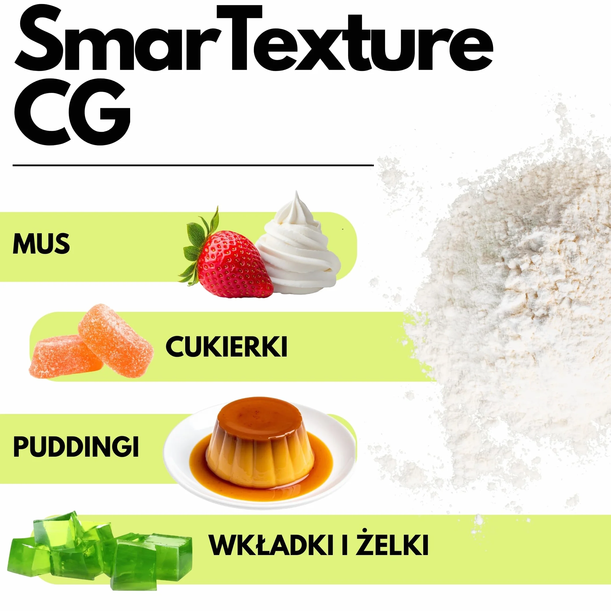 SaporePuro SmarTexture CG 50 g – Błyskawiczna Żelatyna w Proszku z Aktywacją na Zimno