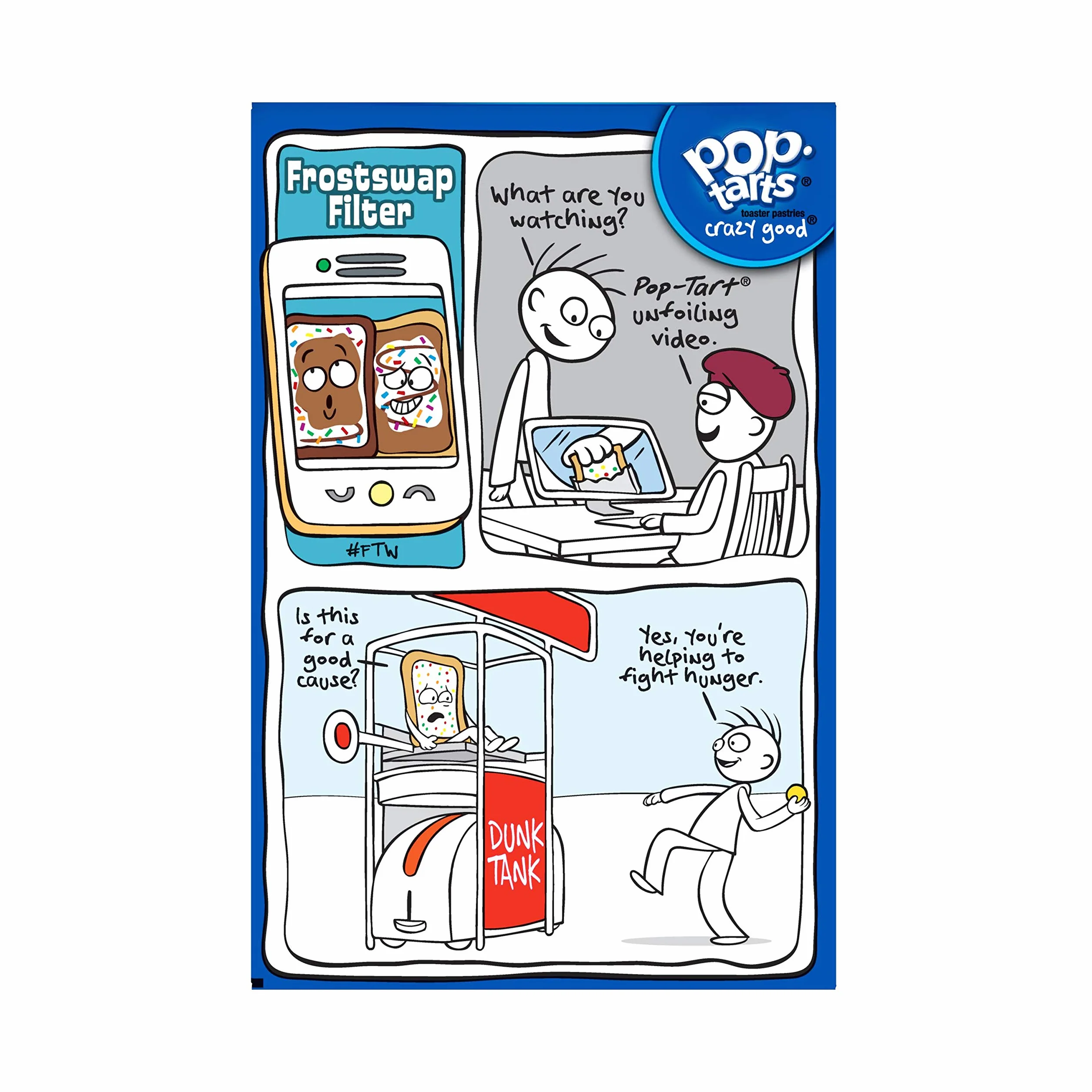 Kellogg's Frosted Strawberry Pop Tarts 14,7 OZ (416g)