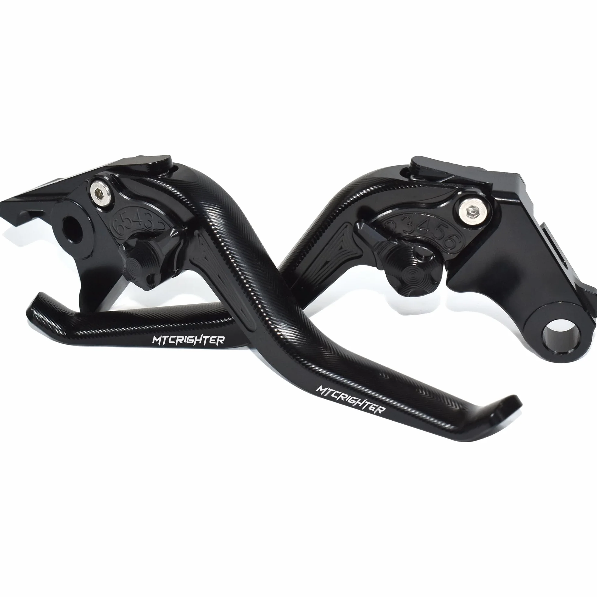 Zestaw krótkich dźwigni sprzęgła hamulca, kompatybilny z Yamaha MT-09 MT-09SP Gen 4 2024-2025, wykonany ze stopu aluminium CNC (czarny)