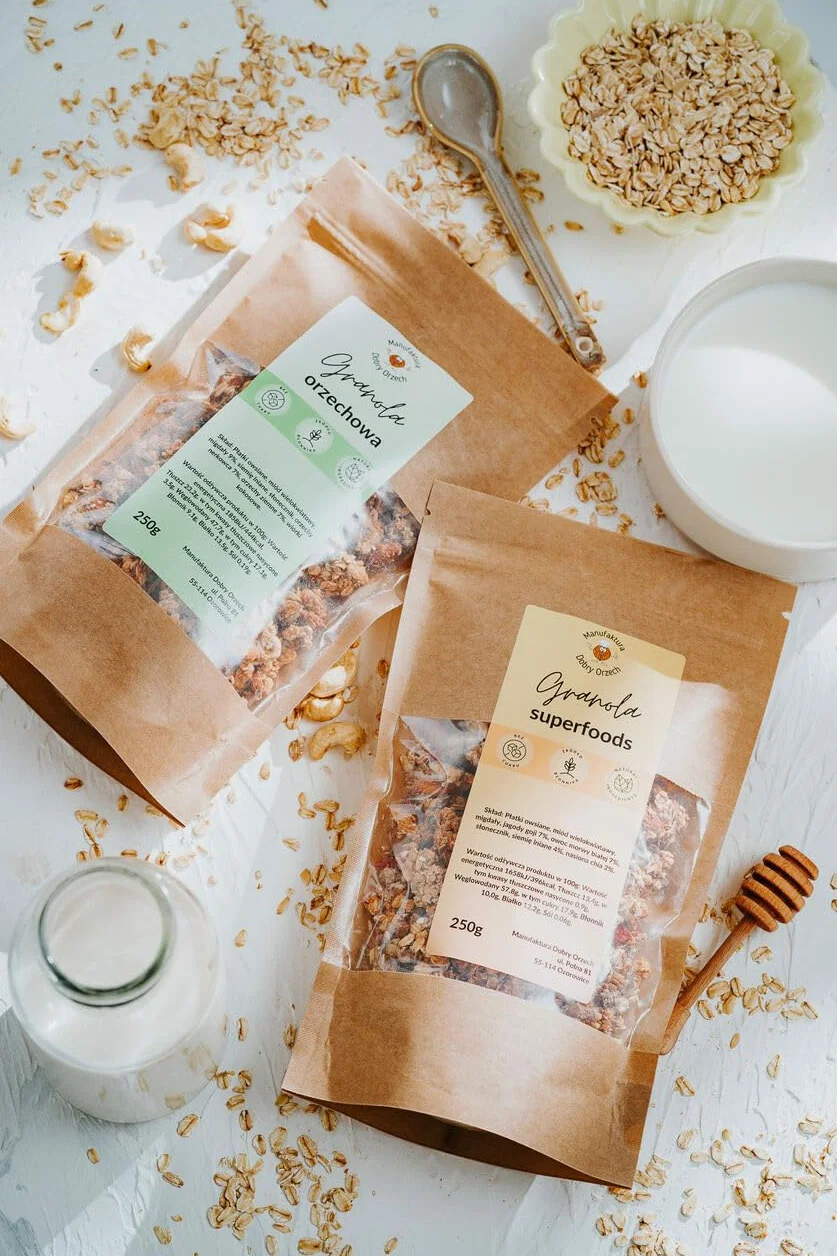Naturalna Granola Orzechowa (250g)