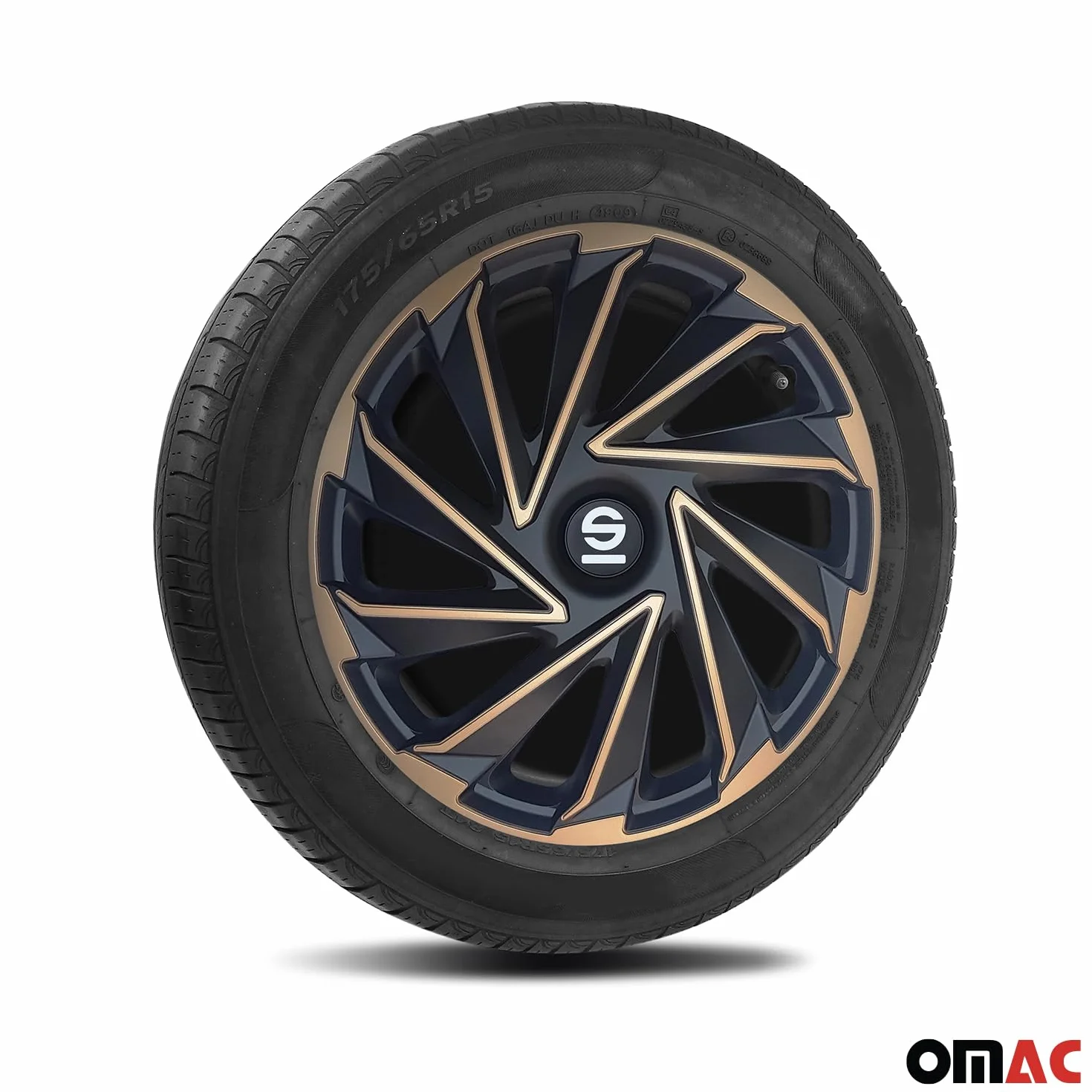 Sparco Radzierblenden Varese - 15-Zoll - Gold/Czarny - Satz z 4 Sztuka