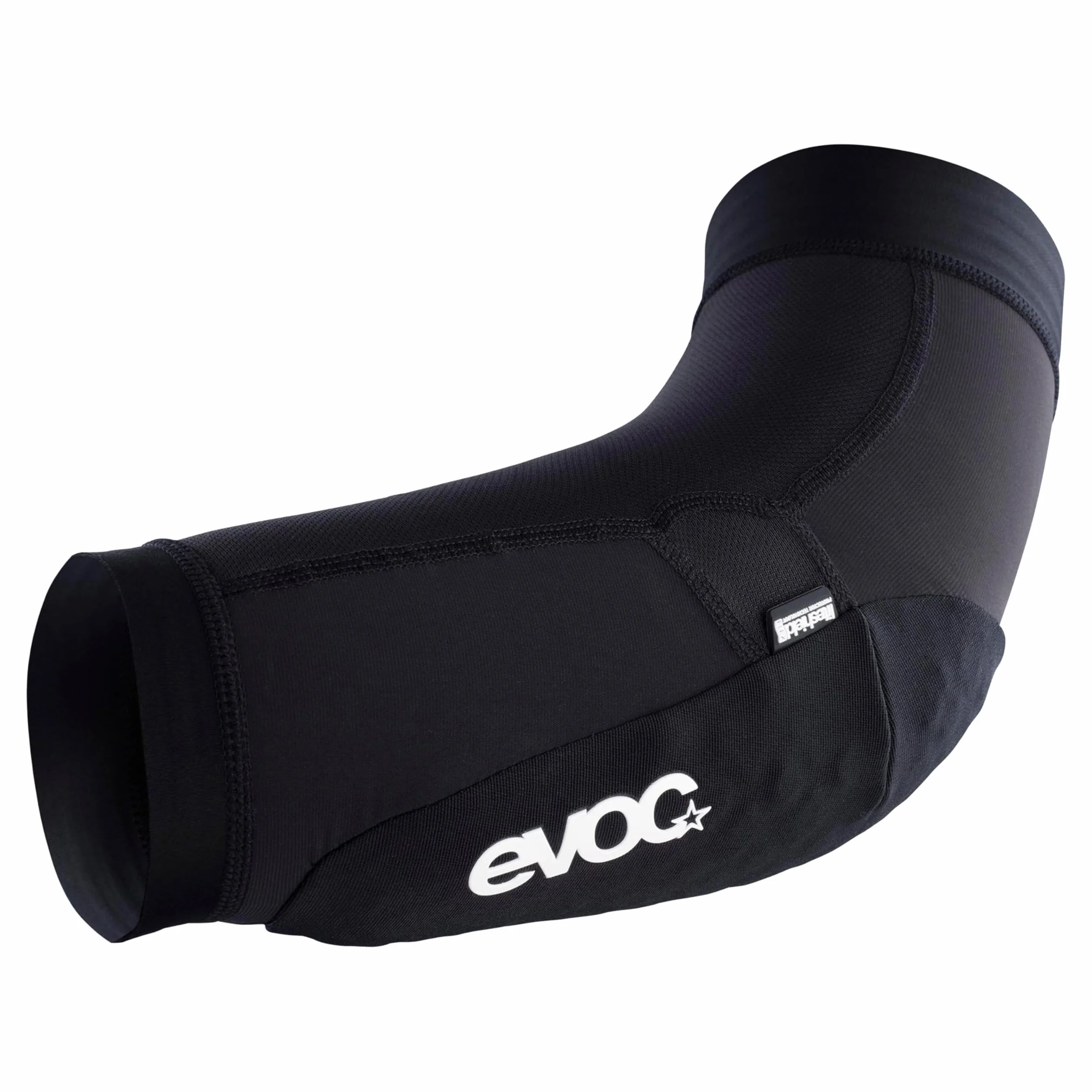 EVOC ELBOW PROTECTOR LS FLEX LITE, lekkie ochraniacze łokci MTB (ochraniacze łokci z poziomem ochrony 1, oddychające ochraniacze ramion, optymalna swoboda ruchów, akcesoria rowerowe), czarne