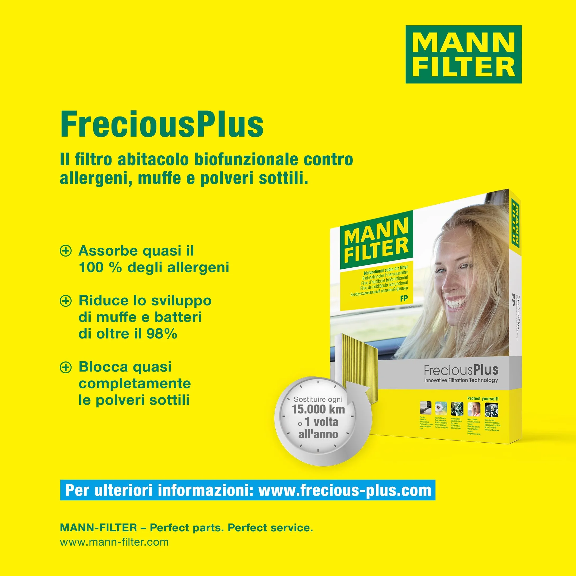 MANN-FILTER FP 2939 Filtr powietrza kabinowego - SAMOCHODY OSOBOWE + DOSTAWCZE