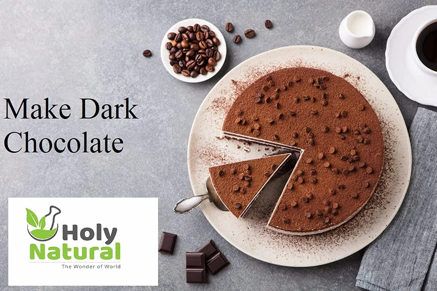 Holy Natural 100% czyste holenderskie kakao w proszku 250 g