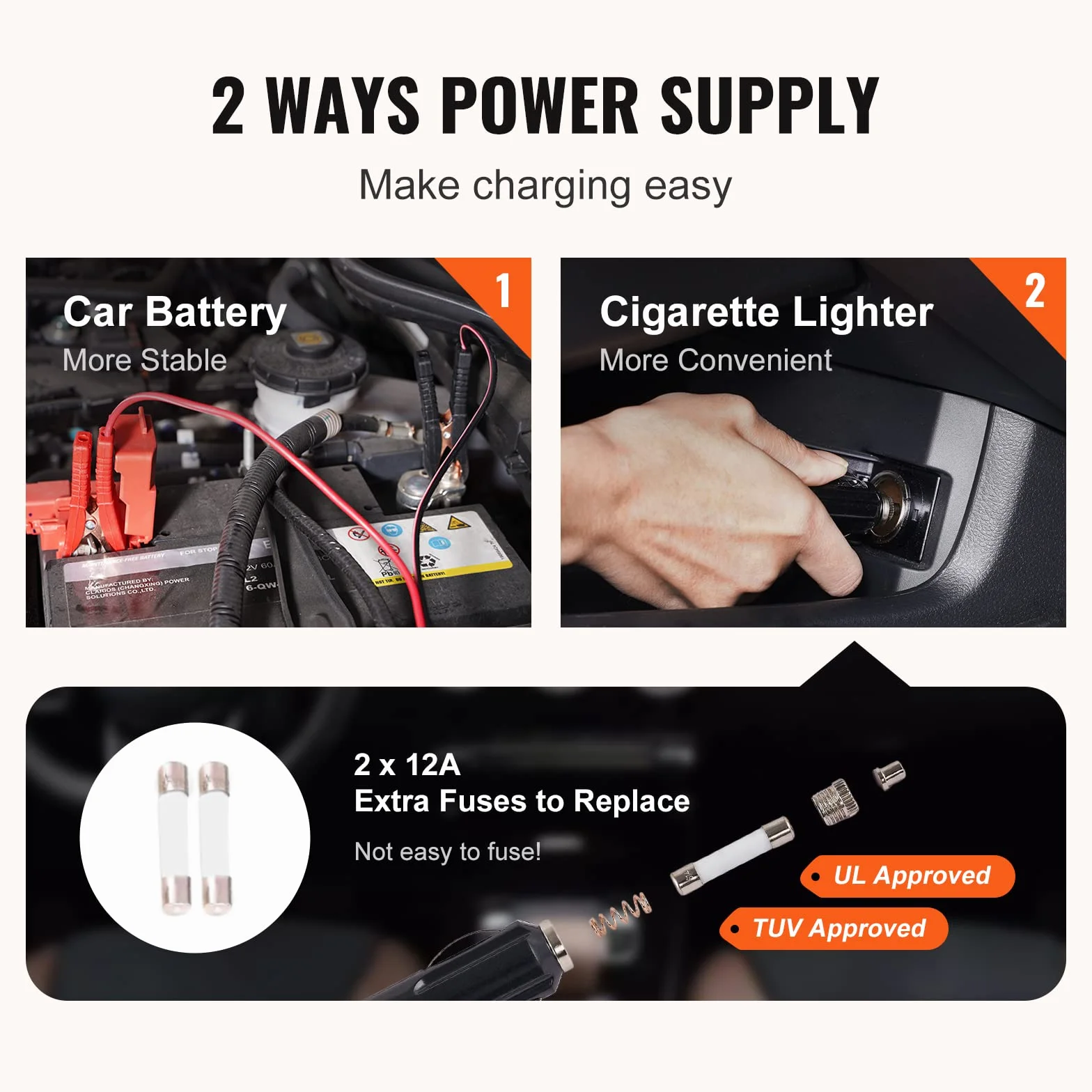 VEVOR Elektryczny podnośnik samochodowy hydrauliczny 5 ton z pompką LED przenośny do SUV MPV Sedan Truck