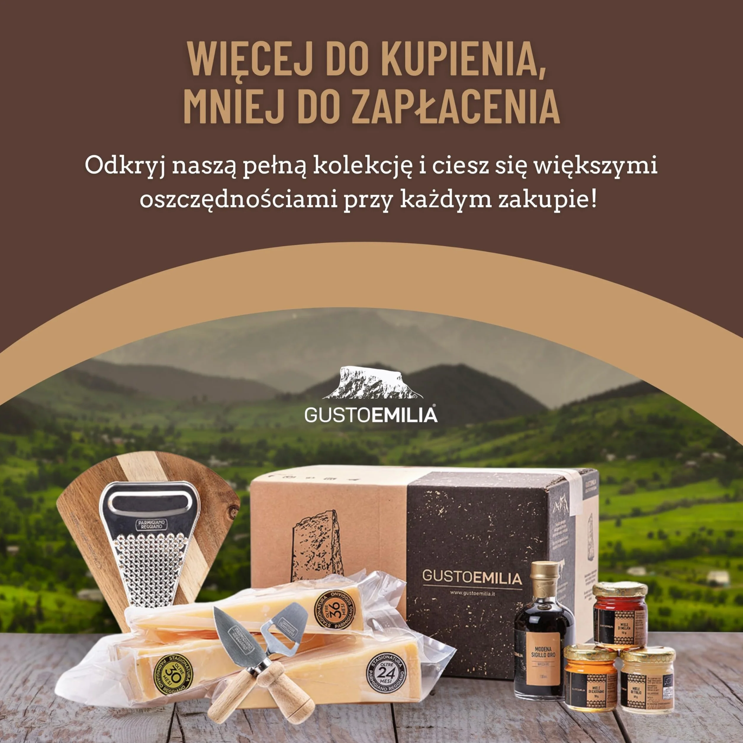 Ser Parmigiano Reggiano z Gór 48 Miesięcy Dojrzały - Idealny do Makaronu, Chleba, Sałatek, Przekąsek i Owoców - Włoski Ser 2,2 lb (1 kg)