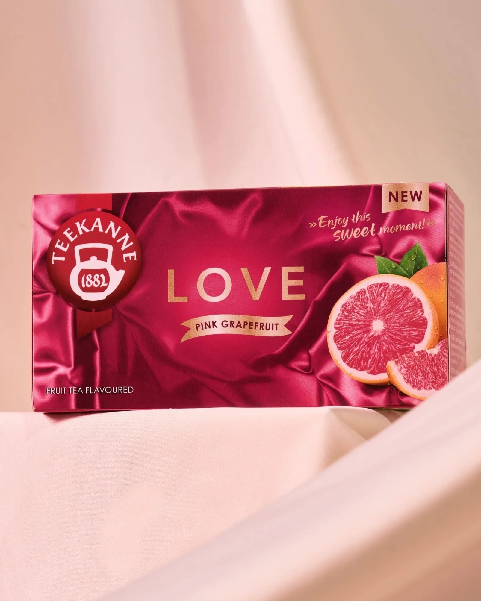 Teekanne Big Love Tea Collection (4 x 20 torebek) - zestaw do herbaty owocowej (prezent Dekond)