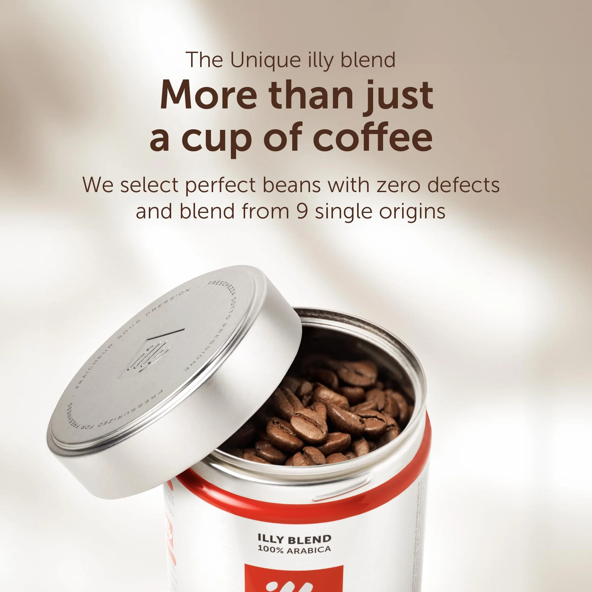 Illy Cafe mielona espresso Classico, 100% arabica - pudełko 250g
