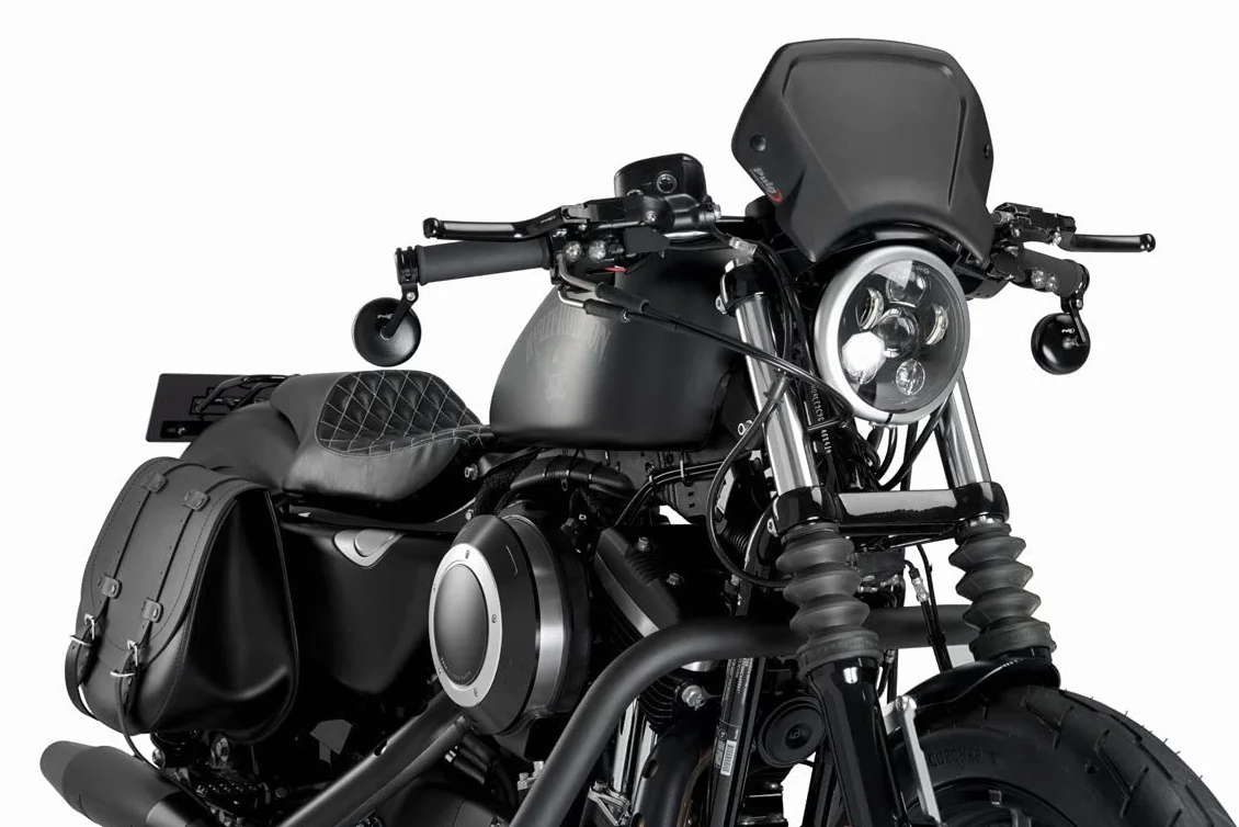 Puig Aluminiowa płyta czołowa 1352N do Harley Davidson Sportster 883 Iron 09'-19'