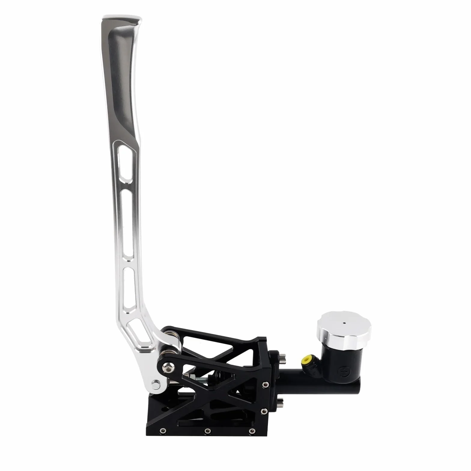 Dźwignia Hamulca Ręcznego Samochodu Drift Vertical Hydraulic Handbrake Hydro Hand Brake Srebrny Z Zbiornikiem Oleju Uniwersalny Do Nissana Pasuje Do VW