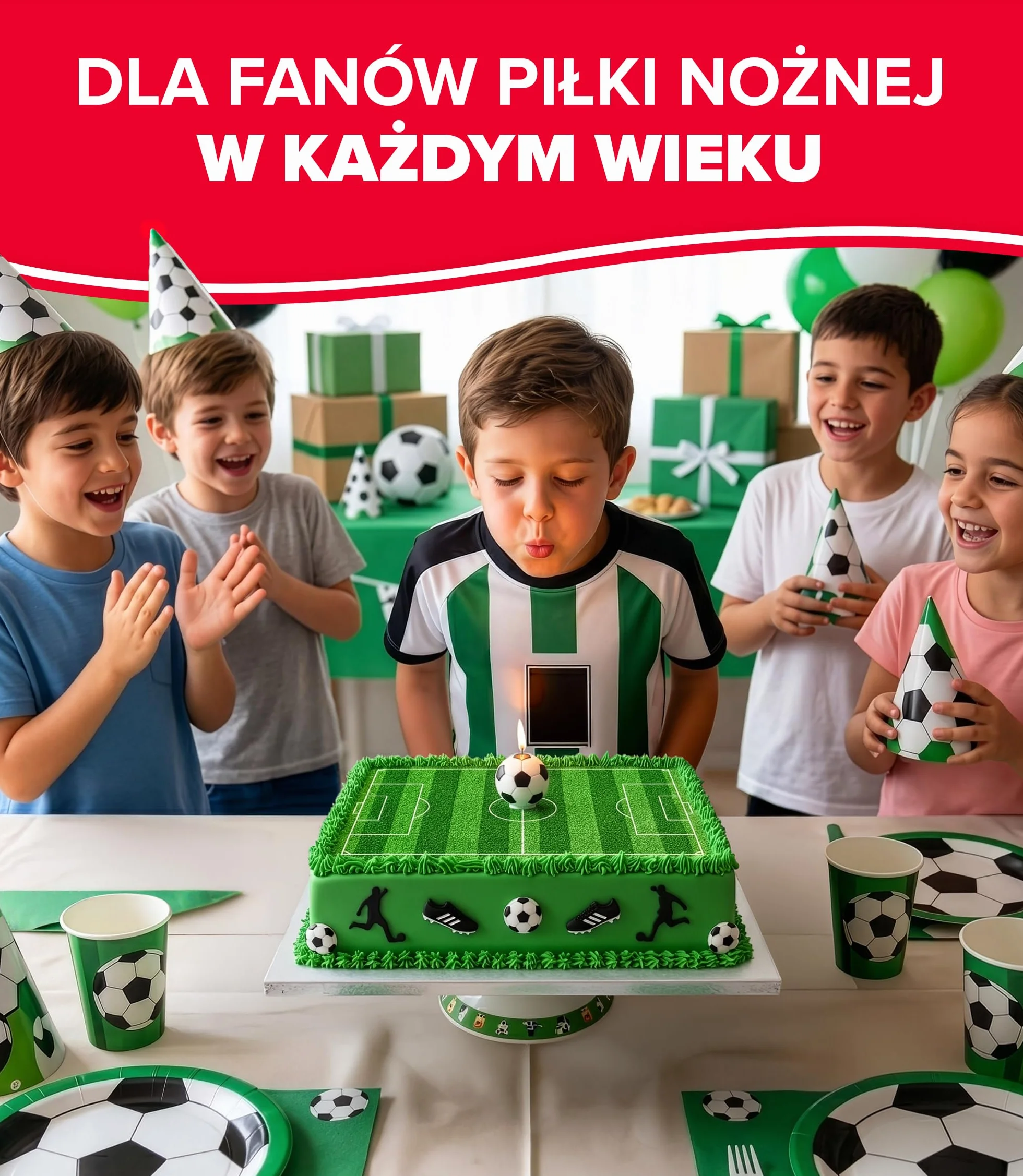 dekora – Jadalny arkusz Boisko Piłkarskie 20 x 27 cm | Dekoracja tortów i ciast | Bez dodatku cukru | Bez glutenu | Odpowiedni dla wegetarian