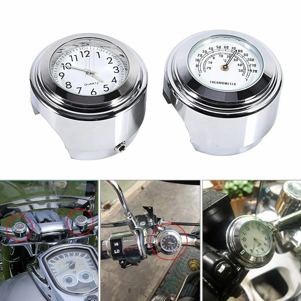 Motocykl uniwersalny wodoodporny termometr do kierownicy 1,7 cm 1 cm Temp