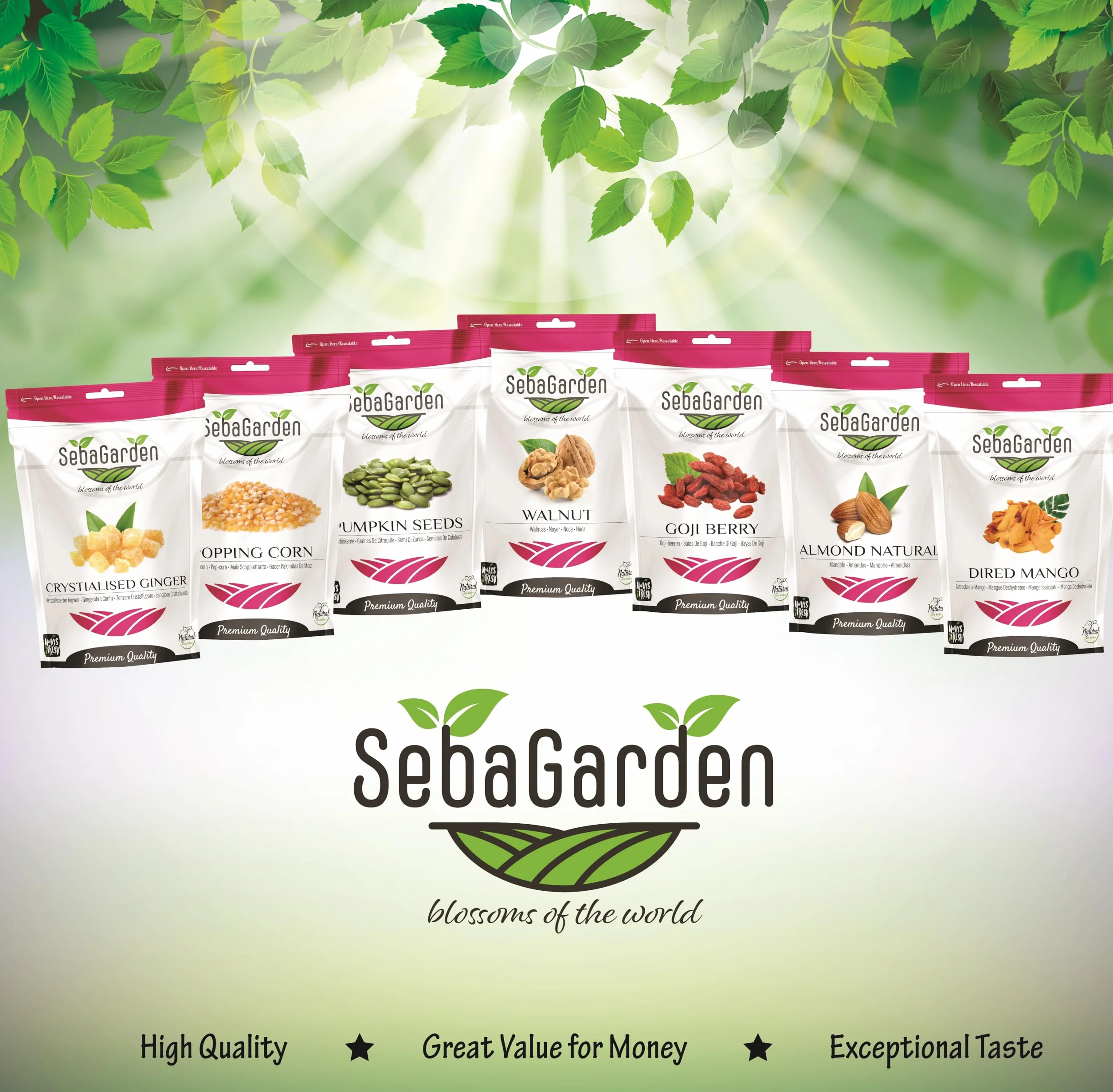 Seba Garden Mąka Migdałowa Extra Fine Blanszowana 1 kg z Kalifornii