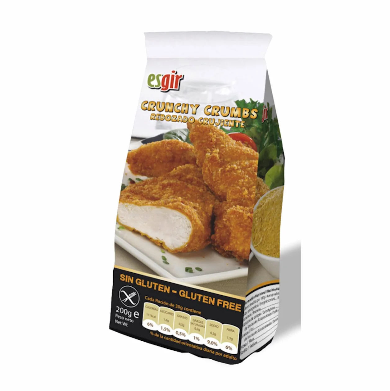 Esgir, Rebozados Crujiente, chrupiąca bułka tarta, 200 g