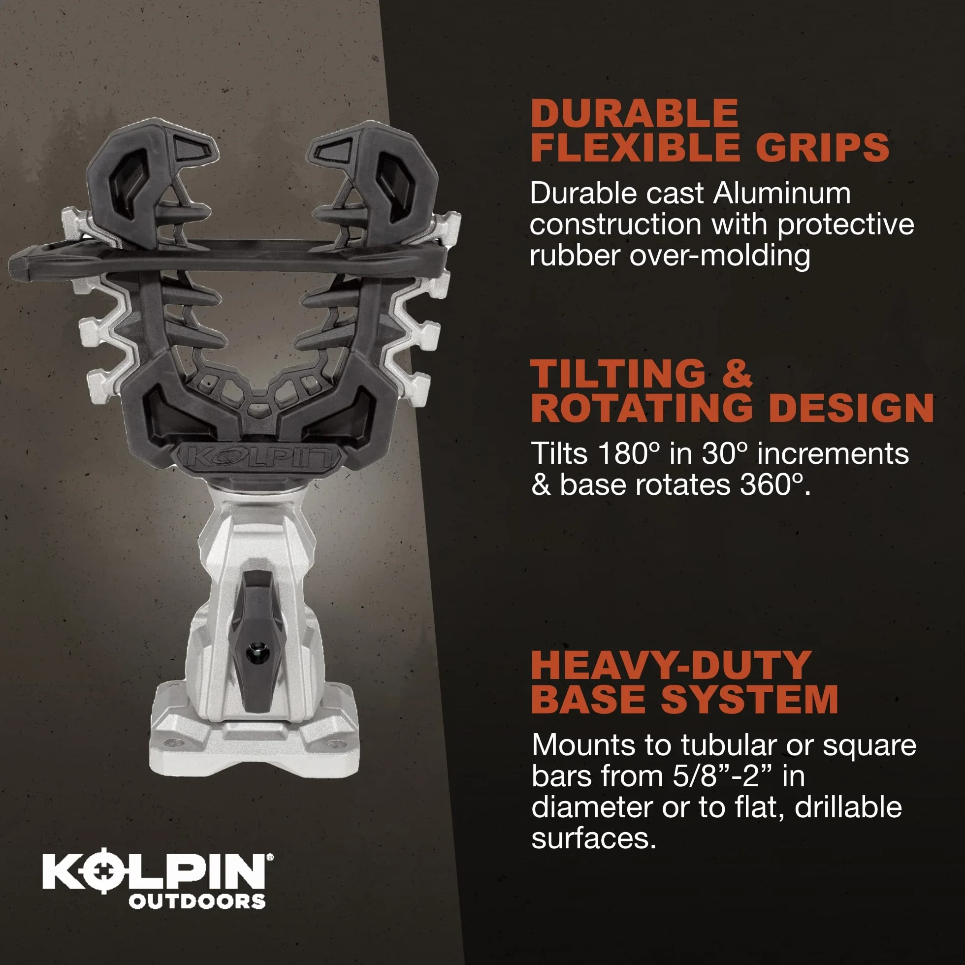 Kolpin Rhino Grip Pro - uniwersalny uchwyt - 21560, czarny