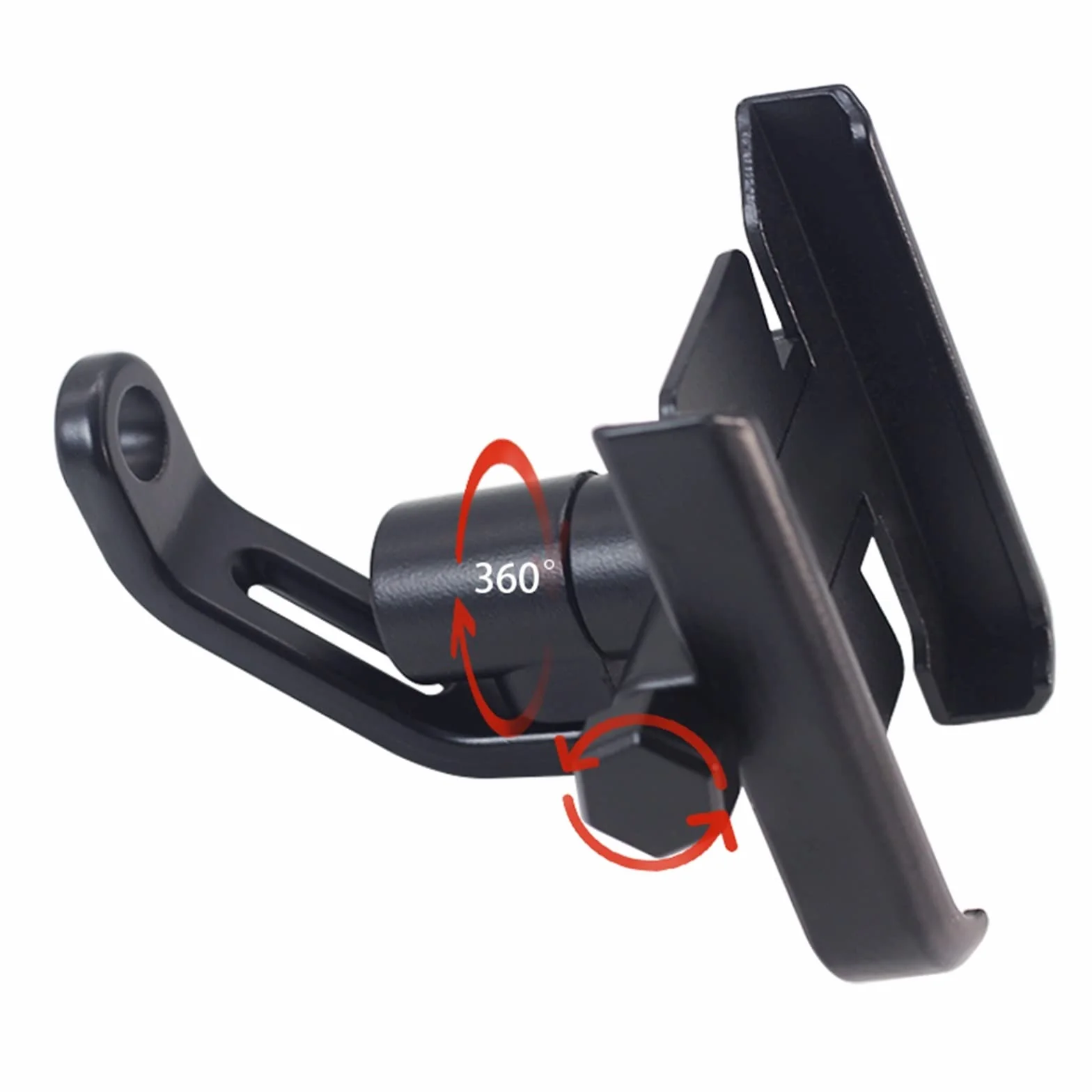 Dla HONDA Goldwing 1800 GOLDWING 1800 Motocykl CNC Uchwyt Bar Lusterko Wsteczne Uchwyt Na Telefon Komórkowy GPS Stojak Uchwyt! Mocowanie Motocyklowe (Kolor : Handlebar Black)