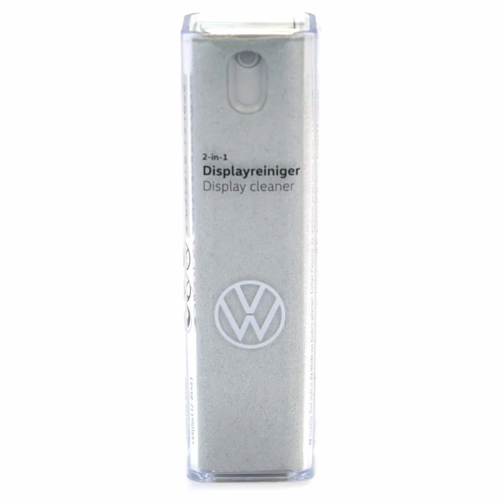 Volkswagen 000096311AD573 preparat do czyszczenia wyświetlacza 2 w 1 etui z mikrofibry, ekran dotykowy, szary