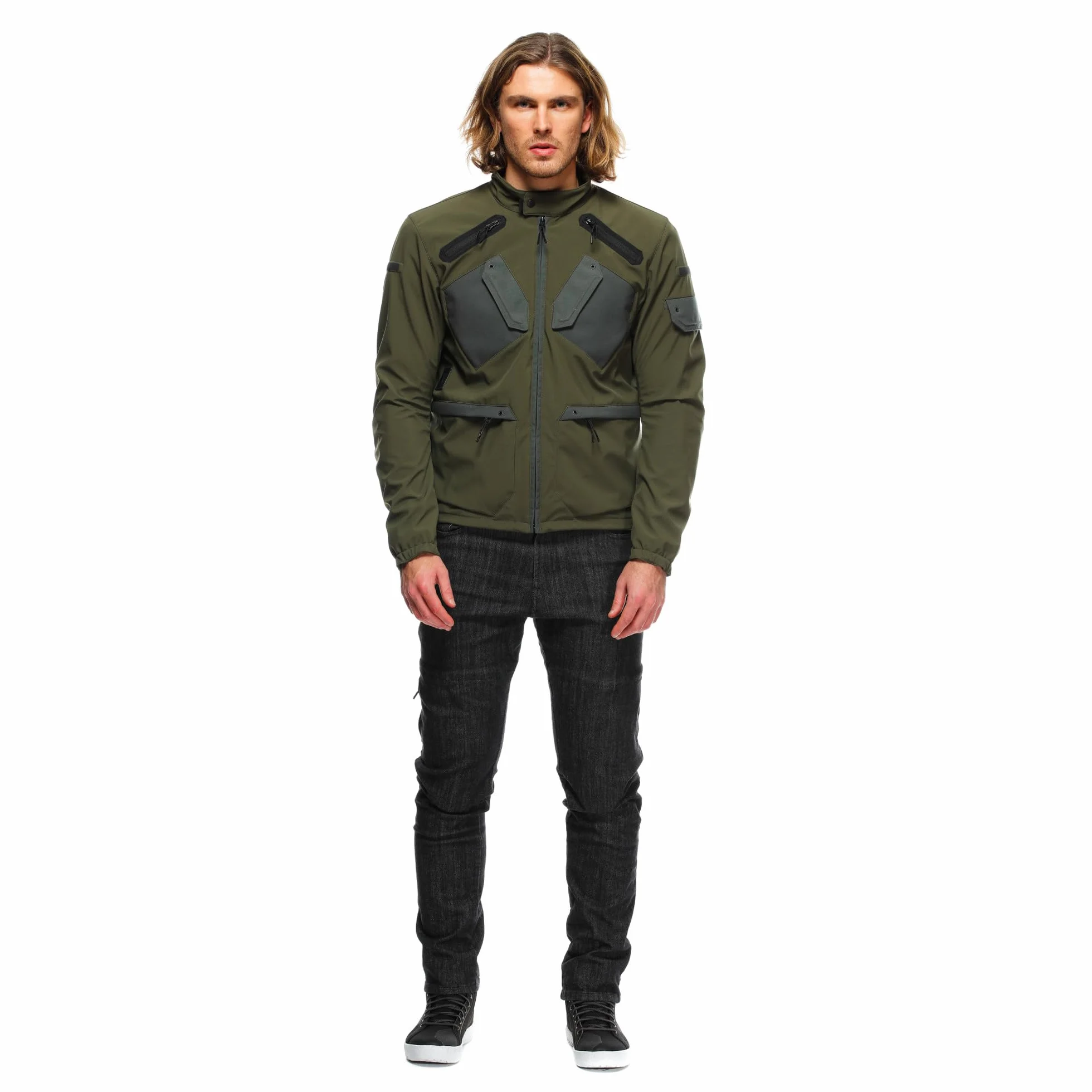 Dainese Kurtka motocyklowa Urban, ze zdejmowanymi ochraniaczami, wentylowana tkanina Mężczyźni Lario Tex Jacket