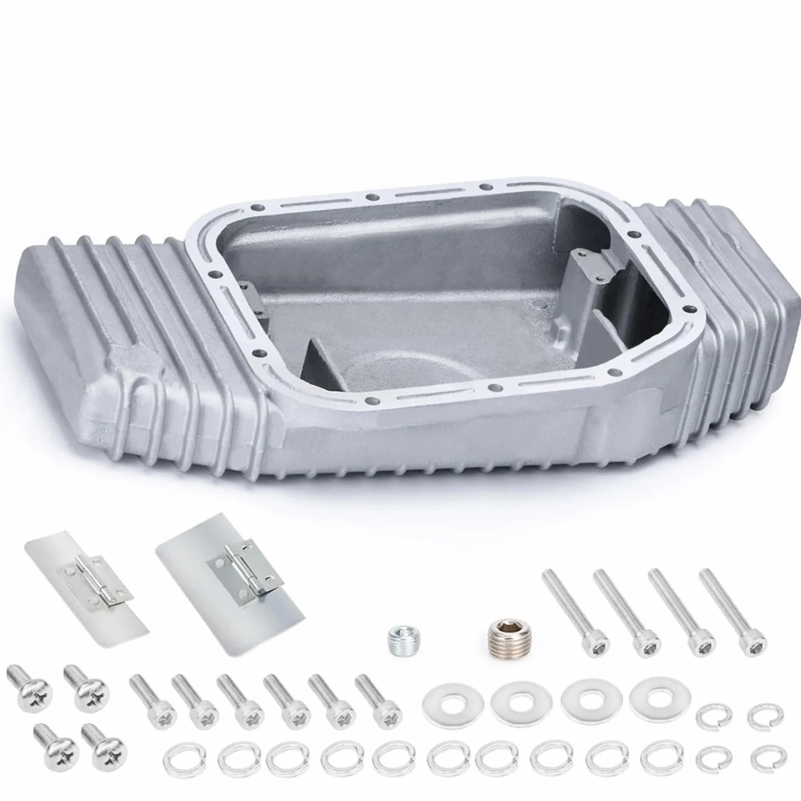 ‌Miska olejowa silnika‌ Aluminiowa miska olejowa z przegrodami do modeli 89-02, pasująca do Nissana SR20, SR20DET, S13, S14, S15, Silvii 240SX, 180SX JR-OP49