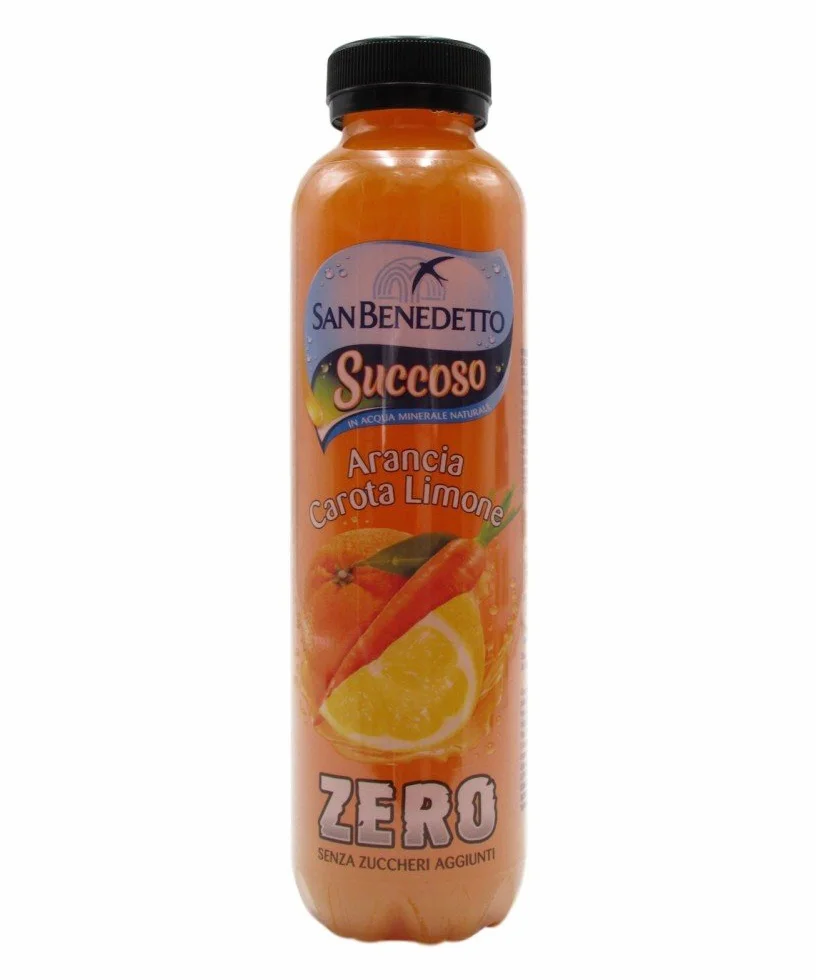 San Benedetto Succoso Zero Arancia Carota Limone >20% sok