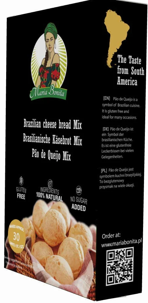 Pao de Queijo mix, mix bezglutenowy, chleb serowy, bez dodatków, szybki w przygotowaniu