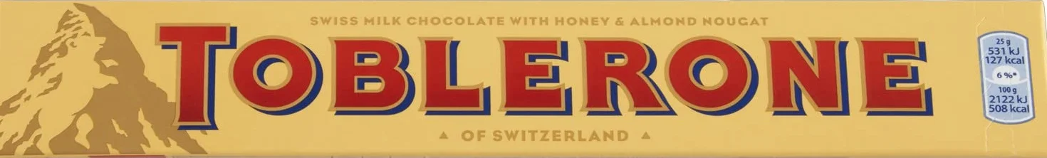 Toblerone Szwajcarska czekolada mleczna z nugatem miodowo-migdałowym 100 g