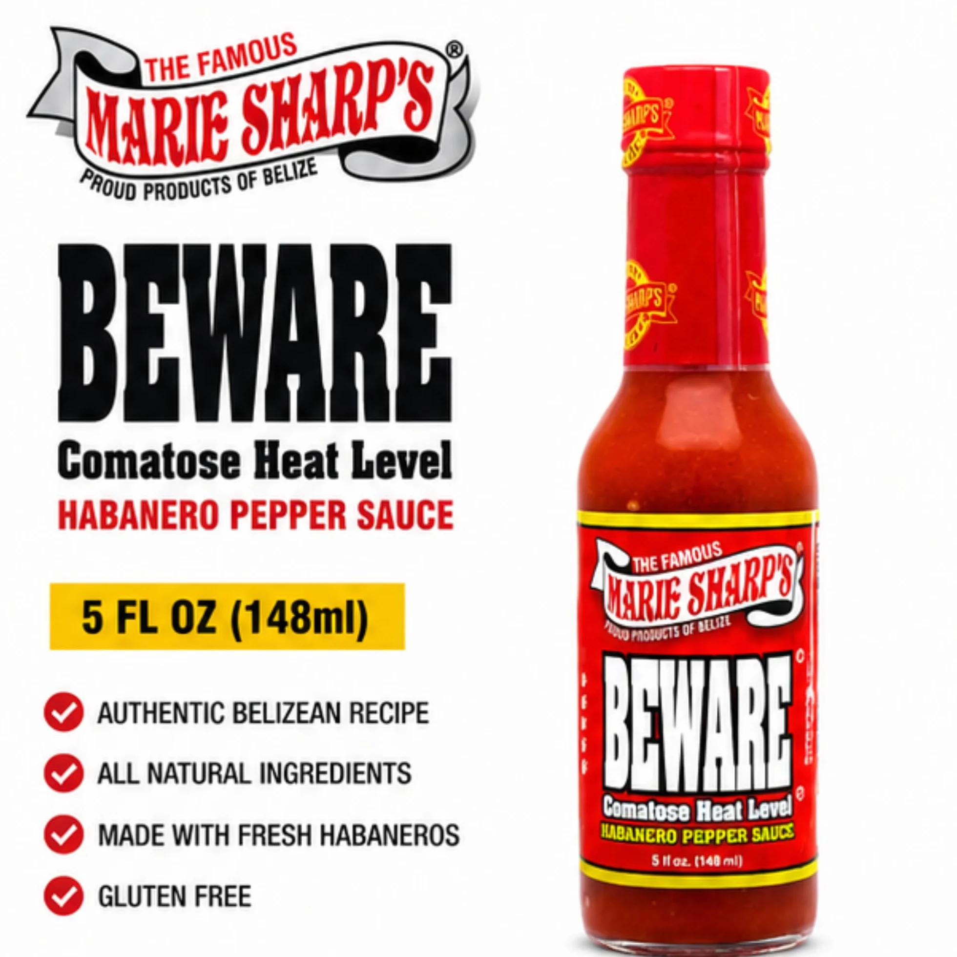 Marie Sharp's Beware Comatose Heat Level