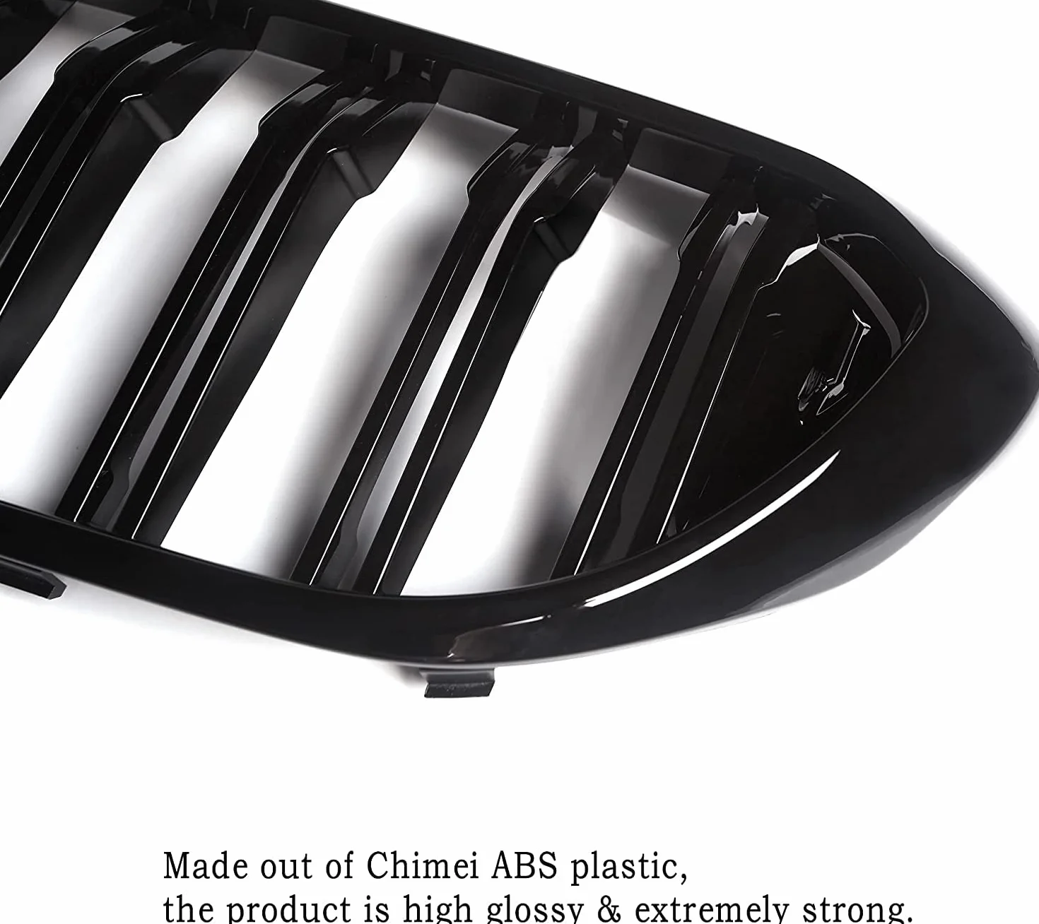G30 kratka chłodnicy, nerki G31, czarna, pasuje do BMW serii 5 G30 G31, grill nerki, czarny, 2017-2020, podwójne lamele, czarne, błyszczące
