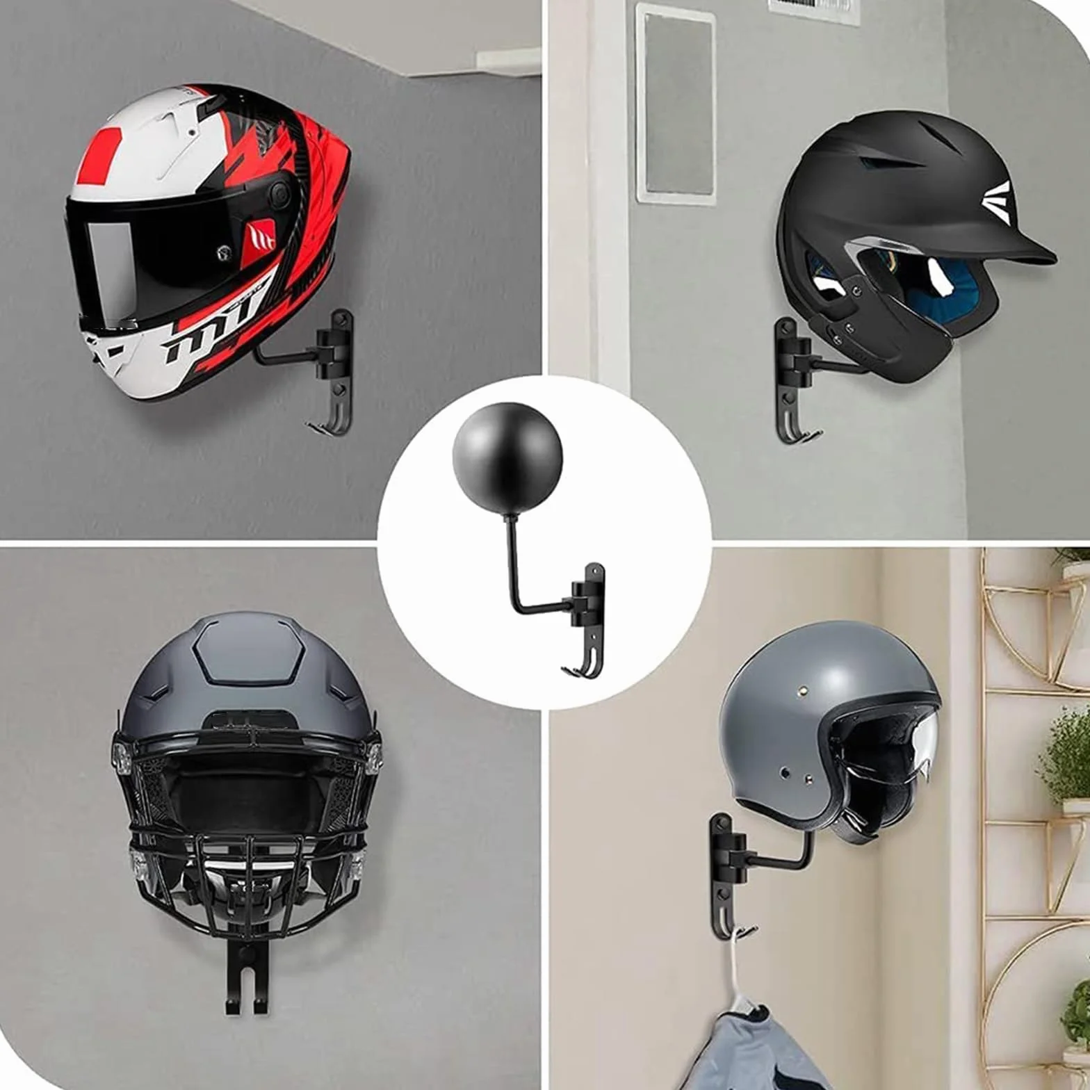 Uchwyt na kask motocyklowy