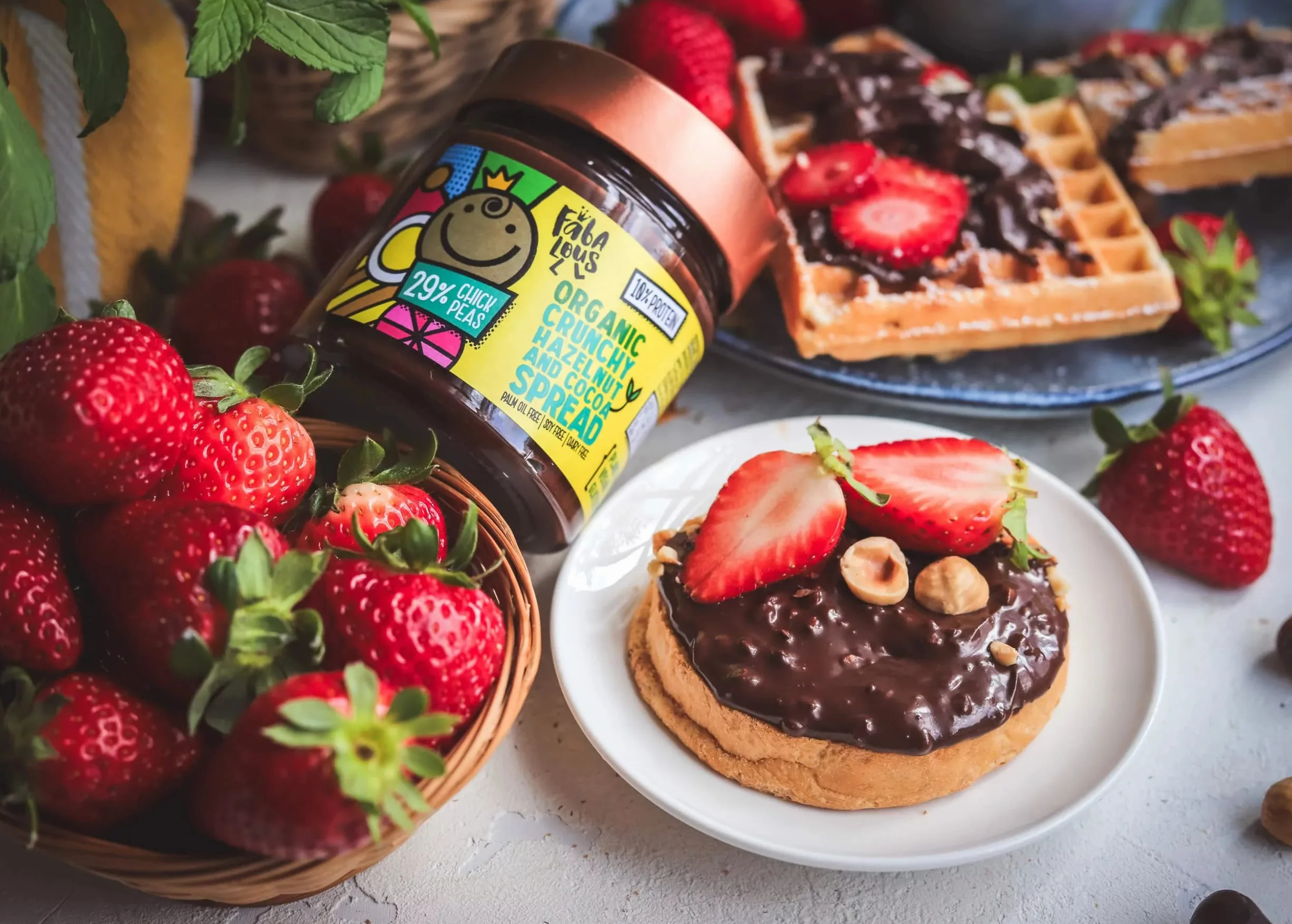 Fabalous Crunchy Hazelnut and Cocoa Chickpea Spread (200g)