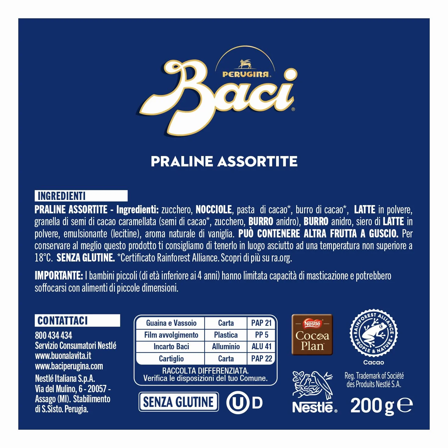 - Baci Sortiert 200 g