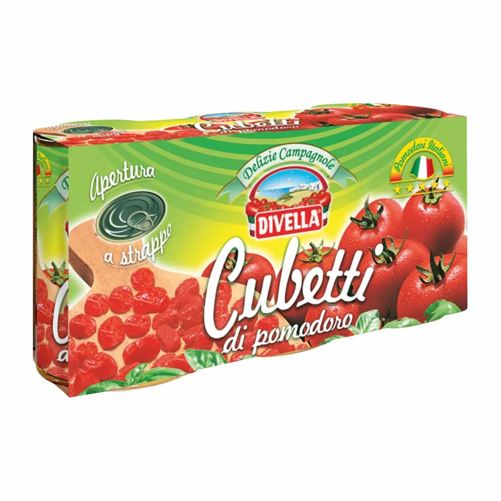 Pomidory krojone Cubetti di pomodori 3x400g - Divella