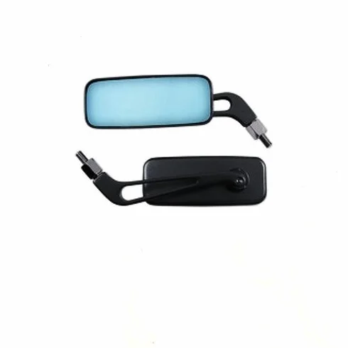 Skuter motocykl krótki trzonek klasyczne lustro 8 mm para czarne DX+SX