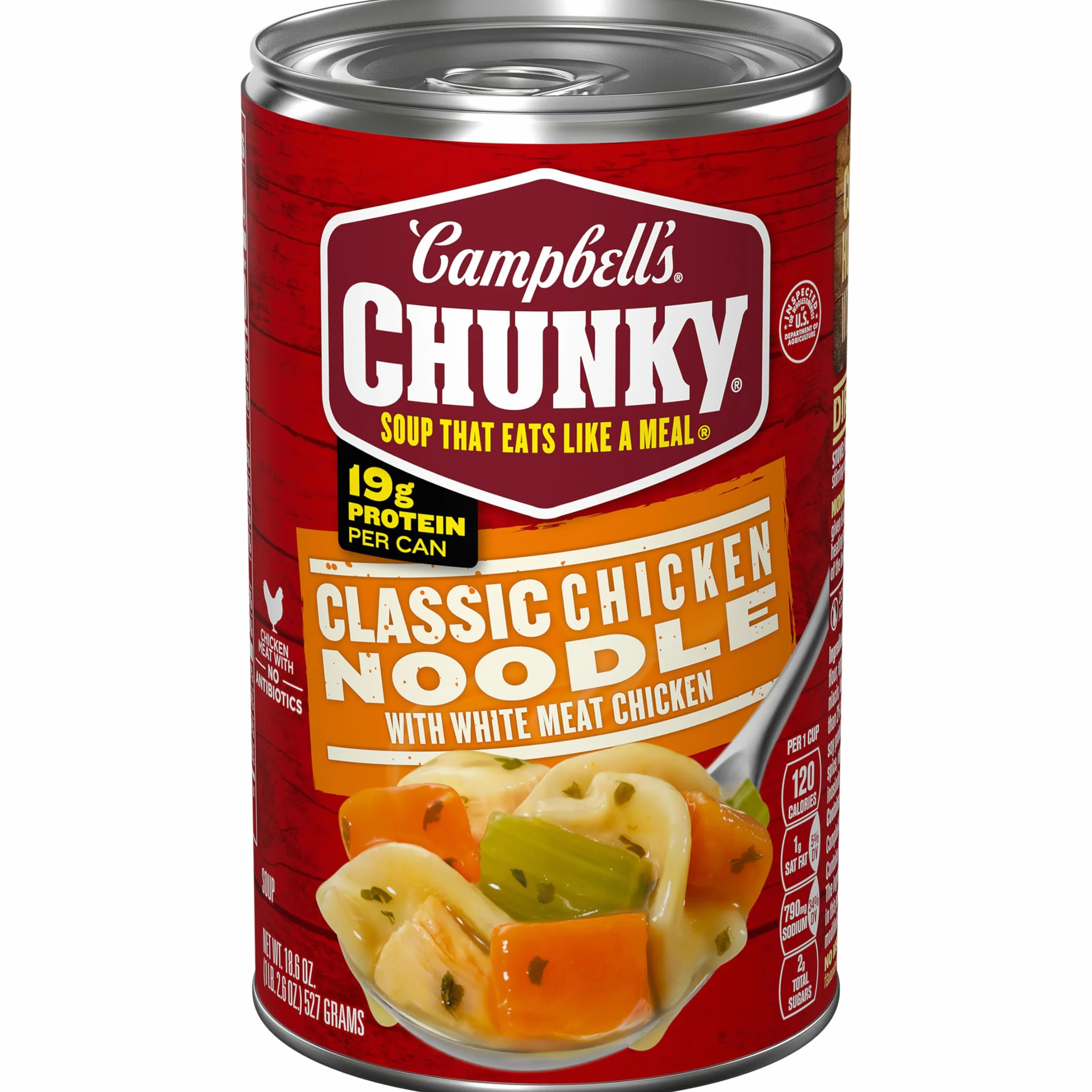 Campbell's Chunky zupa, klasyczny makaron z kurczakiem, 18,6 uncji