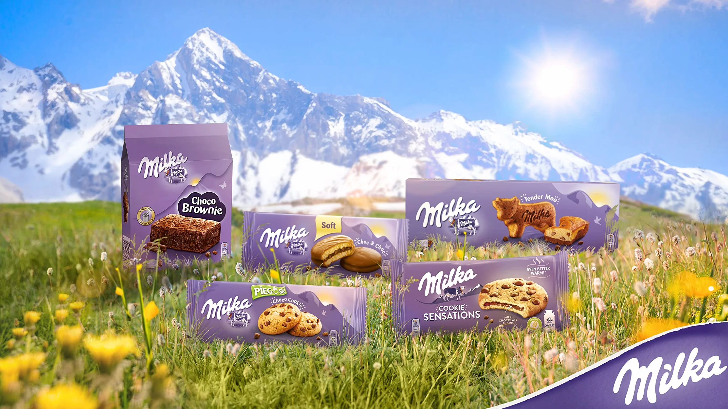 Milka Choco Brownie Ciastka z czekoladą i kawałkami czekolady mlecznej 150 g