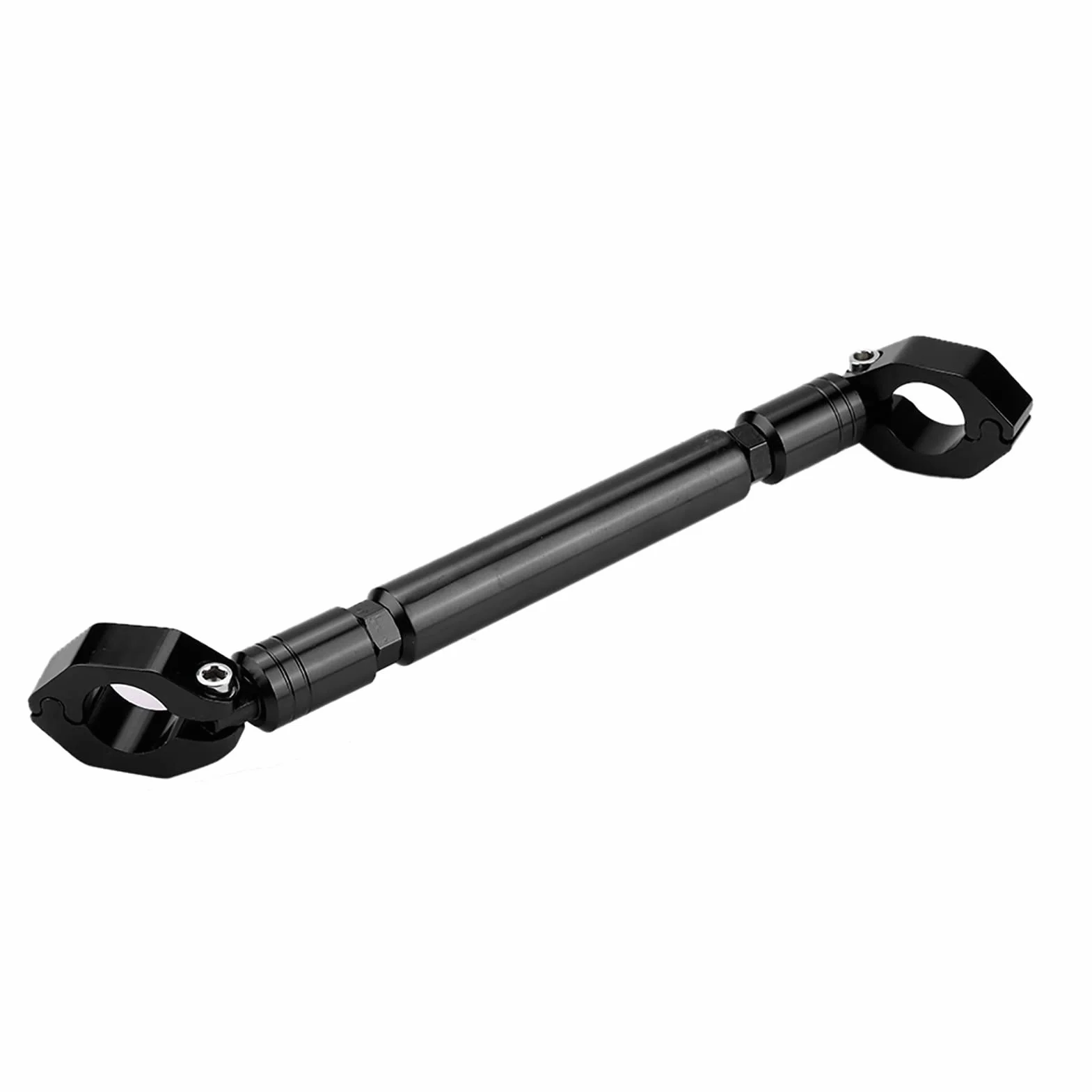 Ejoyous Motocyklowa Poprzeczka, Motocyklowa Bilans Bilansowy Wykonany z Stopu Aluminium Universal dla Kierownicy 22 Mm z Wspornikiem, dla Akcesoriów, Takich Jak Lampa LED Uchwytu (BLACK)