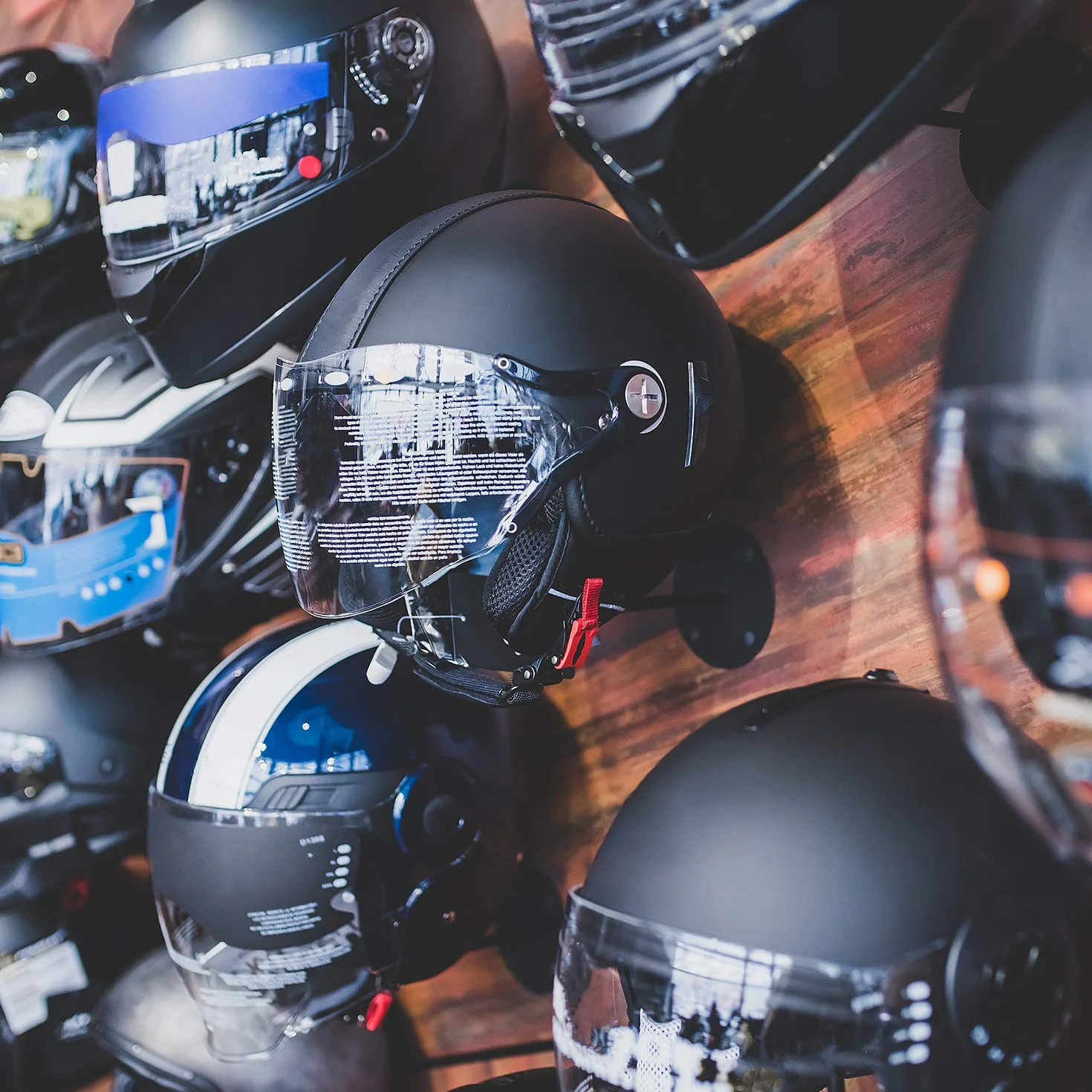 HAINANSTRY Akcesoria motocyklowe, HAINABC uchwyt na kask wieszak na kask wieszak ścienny hak na płaszcze, czapki, ulepszony