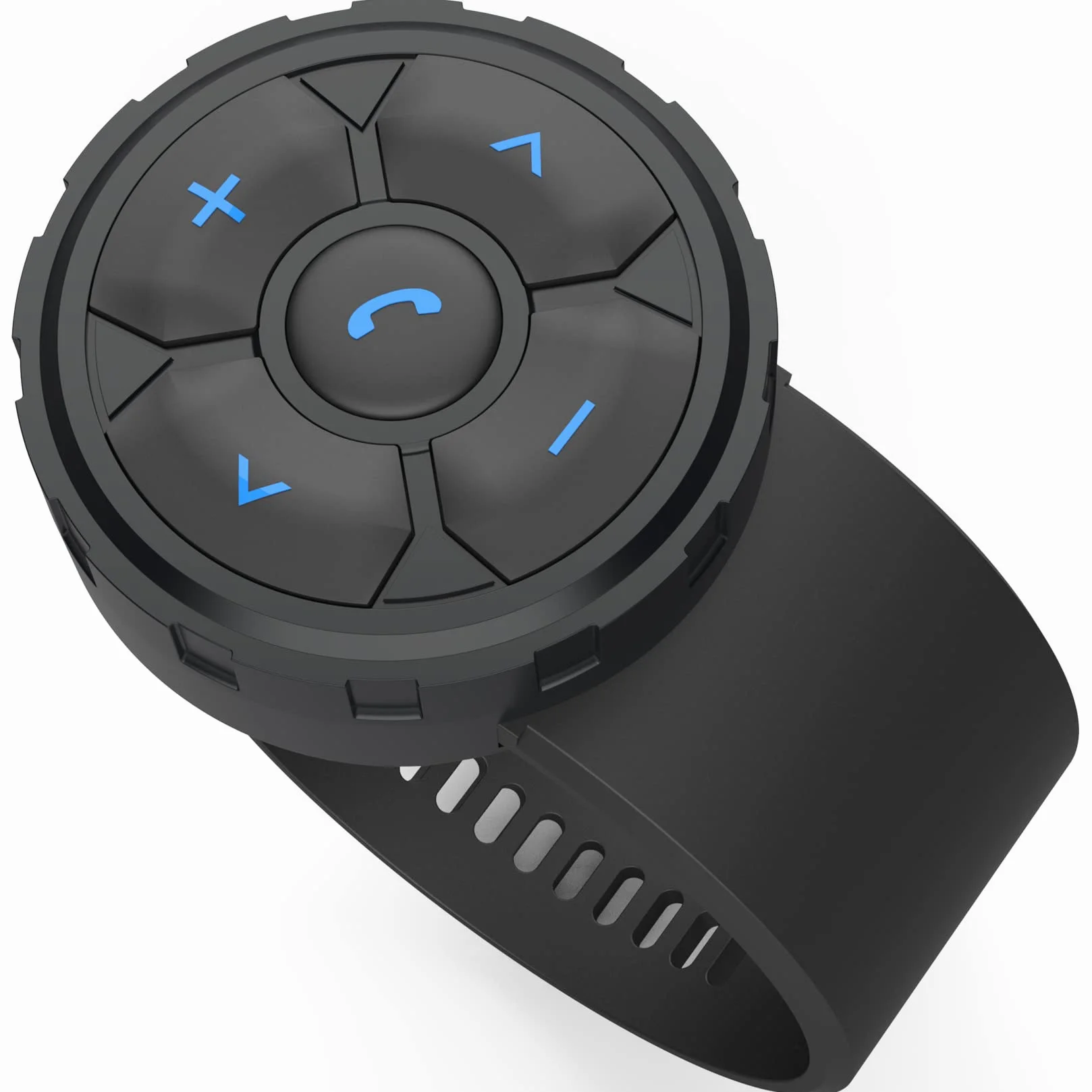 Pilot zdalnego sterowania Bluetooth do smartfonu na kierownicę samochodową, rower, motocykl, motocykl - z funkcjami połączeń, głośność, siri, aparat