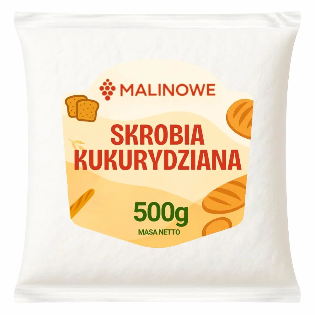 SKROBIA KUKURYDZIANA SPOŻYWCZA Malinowe 500g