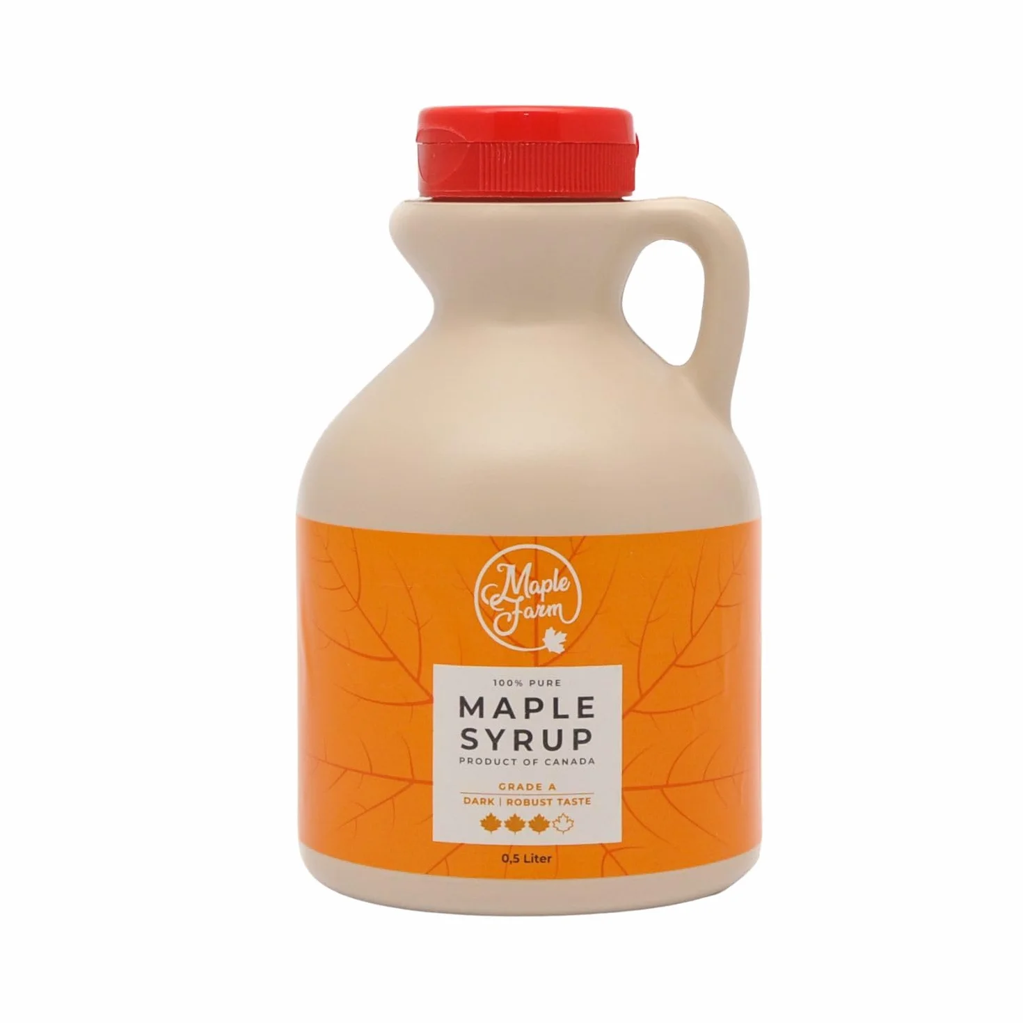 MapleFarm Czysty syrop klonowy Klasa A Dark Robust taste Dzbanek 500 mL