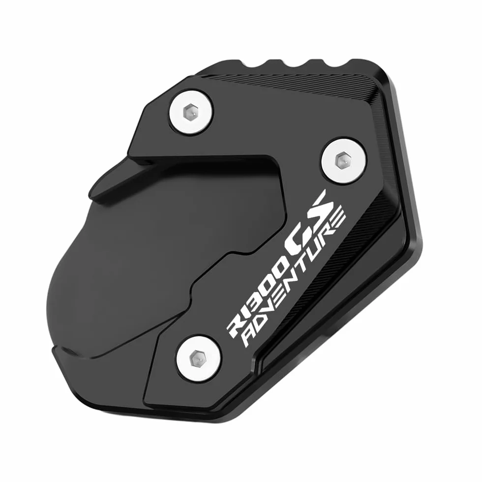 Modeer Kompatybilny z B.M.W R1300GS Adventure 2024 + stojak boczny do motocykla CNC, podkładka przedłużająca gsa 1300 r 1300 gsa r1300 gs akcesoria adv (czarne)