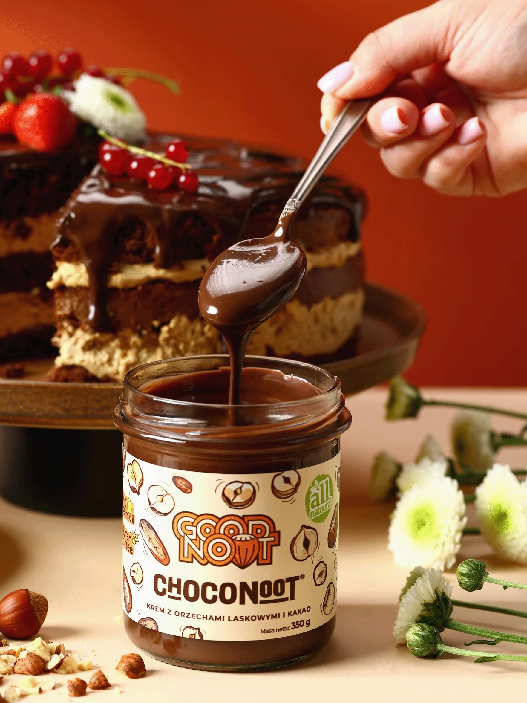 Krem czekoladowo orzechowy CHOCONOOT 350g Good Noot