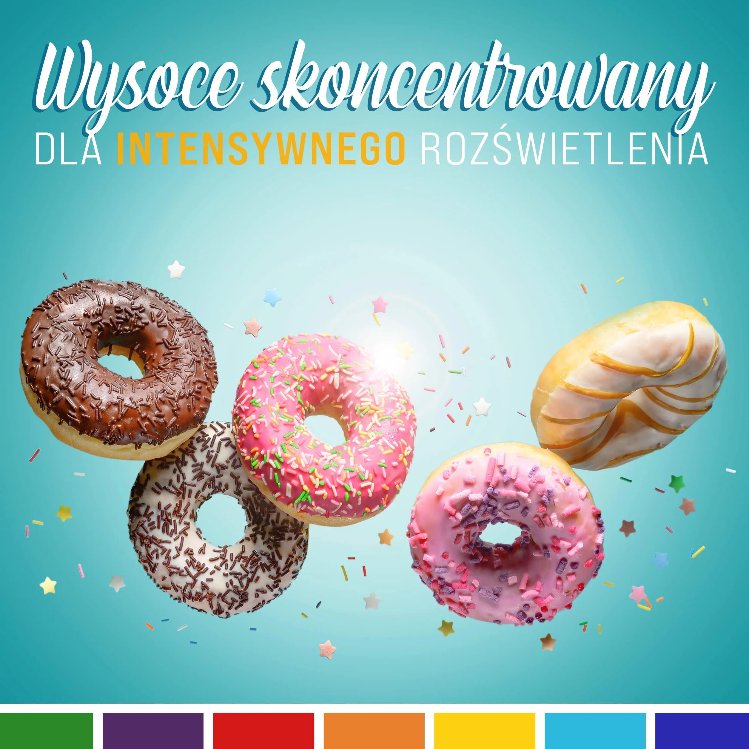 Zestaw barwników spożywczych Wielkanoc 7x10ml Wysoce skoncentrowany barwnik, Wyprodukowano w Niemczech bez cukru, płynny, do barwienia napojów, ciast, ciastek, polew, slime i wielu innych. Dekoracja ciast - akcesoria do pieczenia