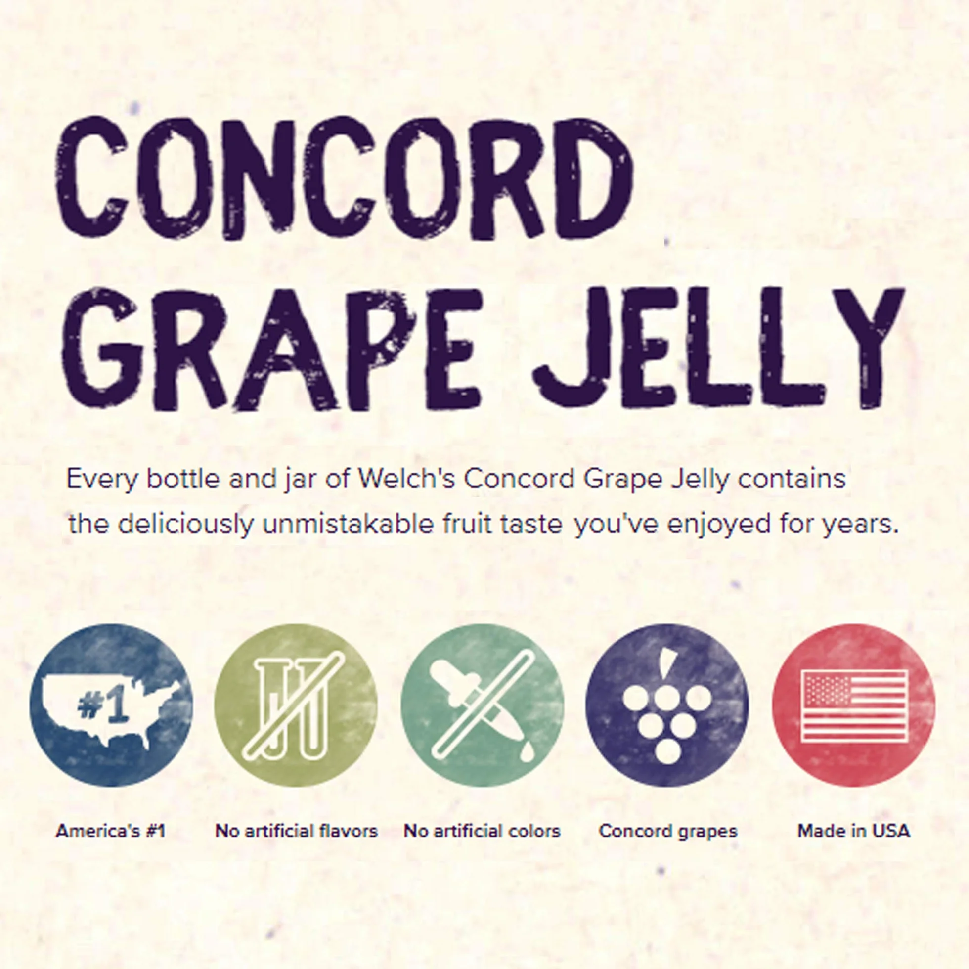 Welch's Squeezable Grape Jelly 624g