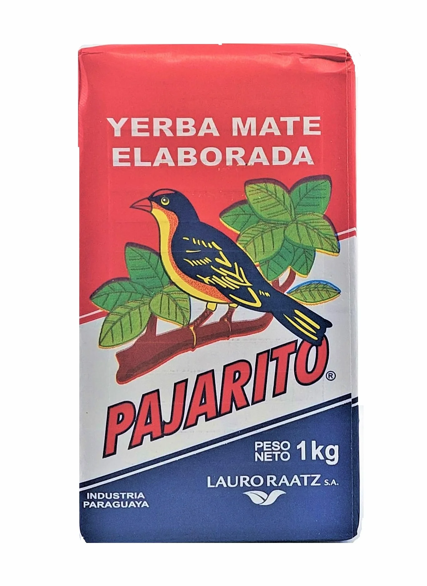 Yerba Mate Pajarito Elaborada Con Palo Tradicional 1kg