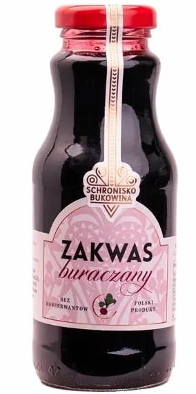 Sok z kiszonych buraków zakwas na barszcz 200 ml